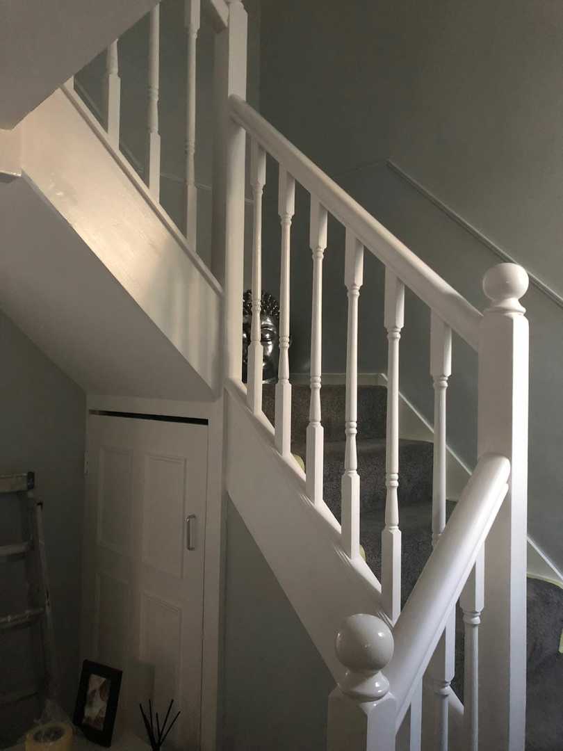 70s Spindles Stairacse